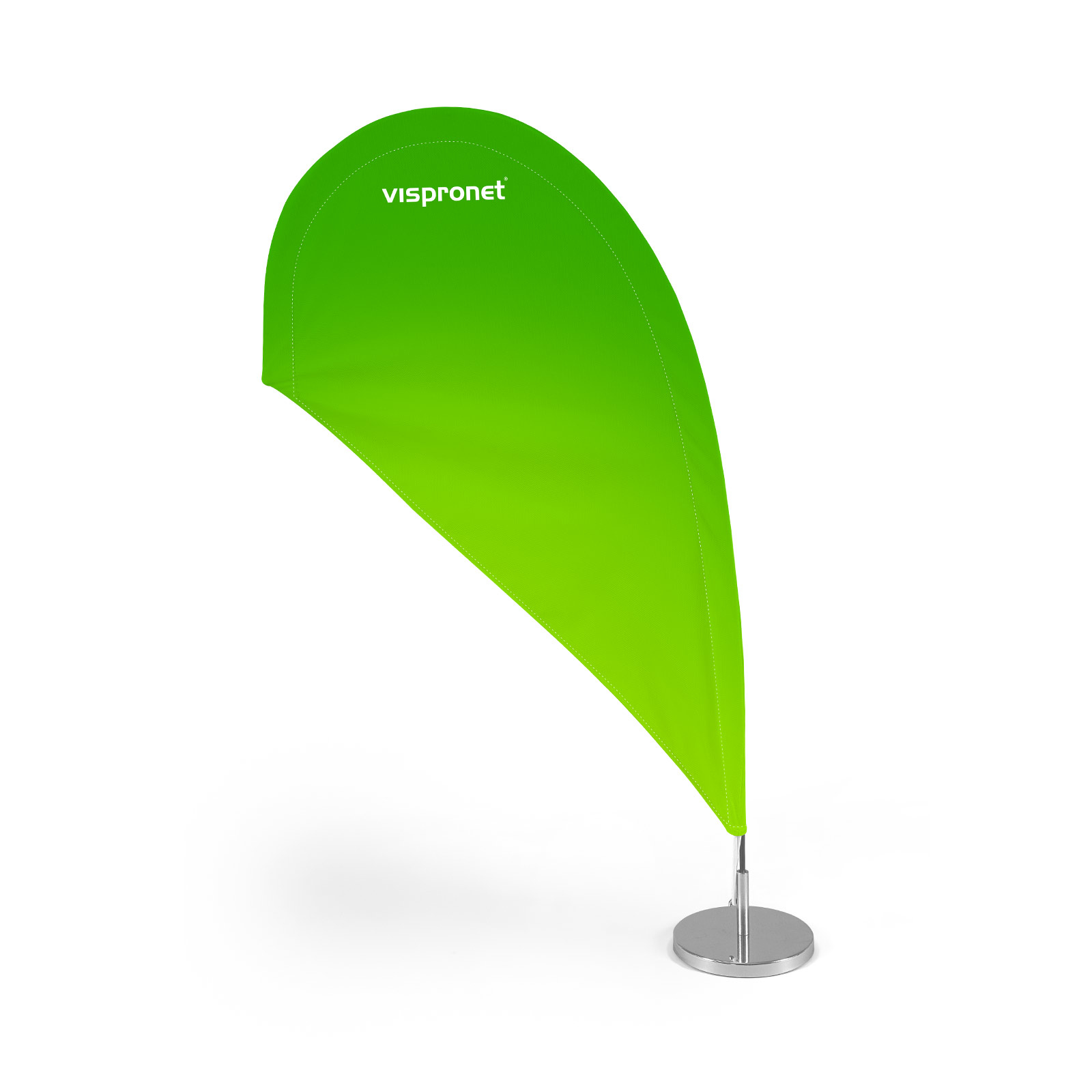 Bowflag® T doppellagig, Rückseite