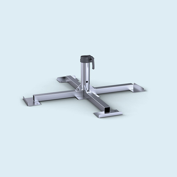 Plattenständer 83 x 83 cm/4,5 kg für Rohr ø 55 mm - für Großschirm Select F
