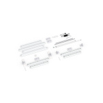 Lieferumfang: freistehende Variante, Systembreite 185cm, Systemhöhe 225cm