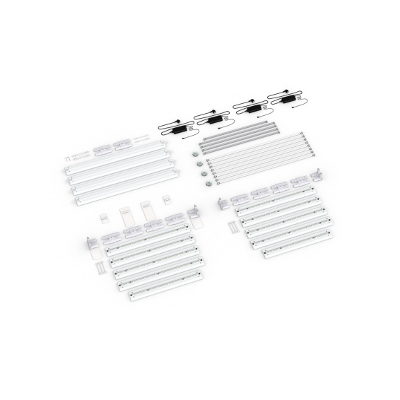 Lieferumfang: Anstellvariante, Systembreite 485cm, Systemhöhe 250cm