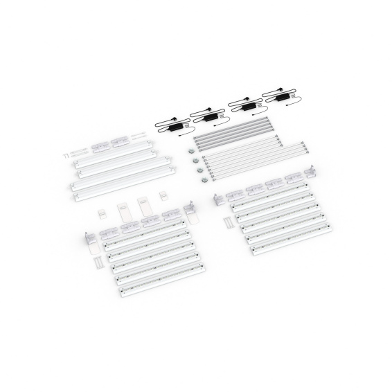 Lieferumfang: Anstellvariante, Systembreite 500cm, Systemhöhe 225cm