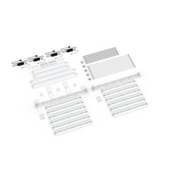 Lieferumfang: freistehende Variante, Systembreite 600cm, Systemhöhe 225cm