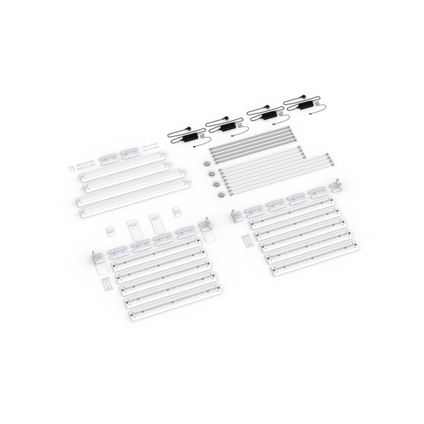 Lieferumfang: Anstellvariante, Systembreite 500cm, Systemhöhe 225cm