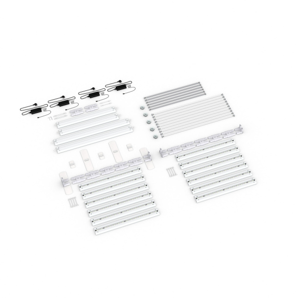 Lieferumfang: freistehende Variante, Systembreite 600cm, Systemhöhe 225cm