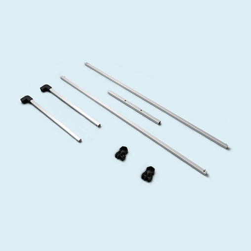 Stangenset für Vordach, Breite 3 m