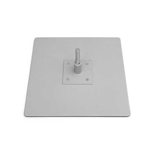 Bodenplatte 40 x 40 cm/10,2 kg mit Rotator und Aufschraubplatte
