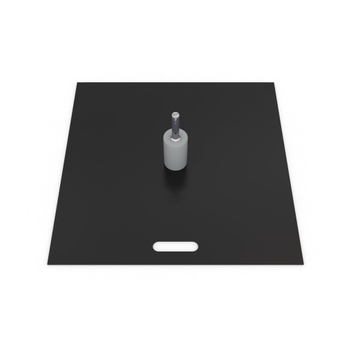 Bodenplatte 55 x 55 cm/19,7 kg mit Rotator