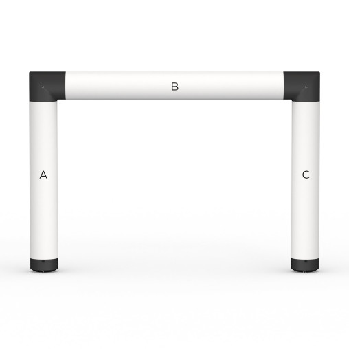 Wechselbanner für Eventbogen Air Basic, Breite 4,50 m, einzeln