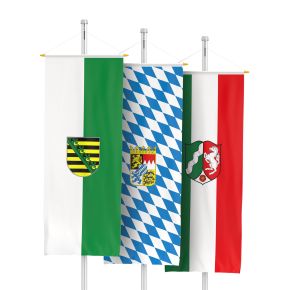 Bundesländer Flaggen als Bannerfahnen