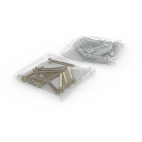 Schrauben-Dübel-Set 6 x 60 mm, 12er-Set