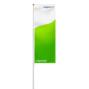 Hissfahne mit T-Pole® 100