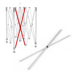 X-Dachstrebe für das Gestell Faltpavillon/Faltzelt Select