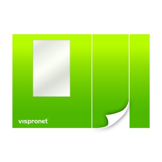 Zeltwand mit Tür und Fenster Premium - mit Druck