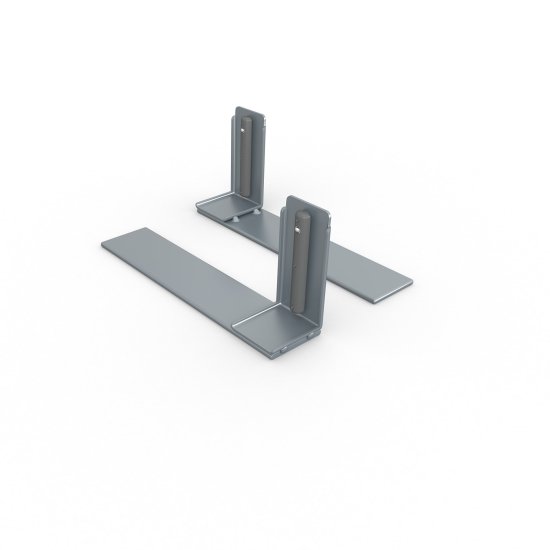 Eckfuß, einseitig für Kederrahmen flex, 2er-Set