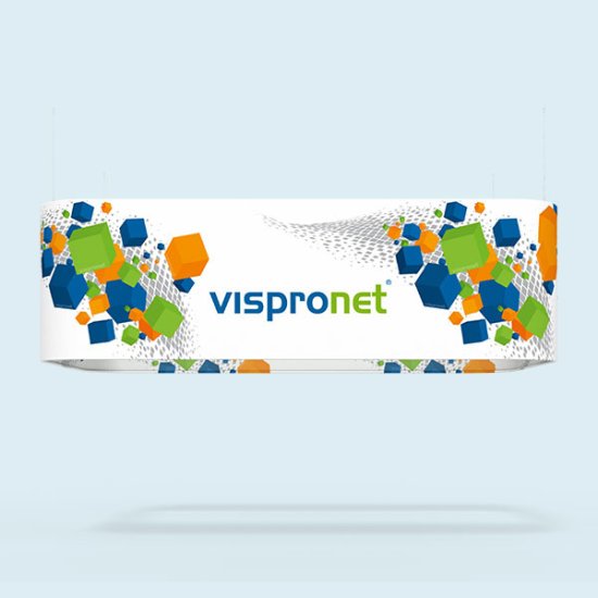 Deckenhänger Rechteck, gebogen