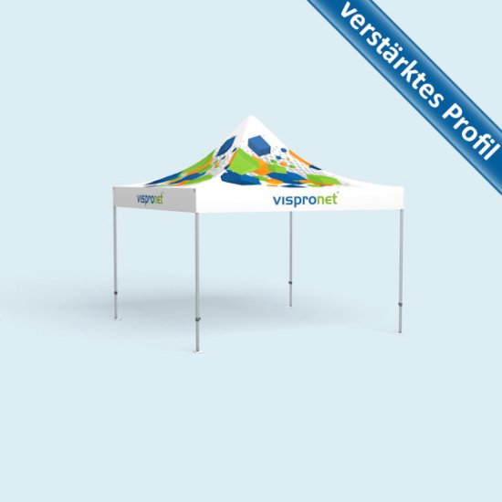 TEST - Faltpavillon 3 x 3 m, mit Druck, ohne Wände TEST für Selectbox Material TEST TEST