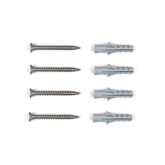 Schrauben-Dübel-Set 4 x 45 mm, 4er-Set