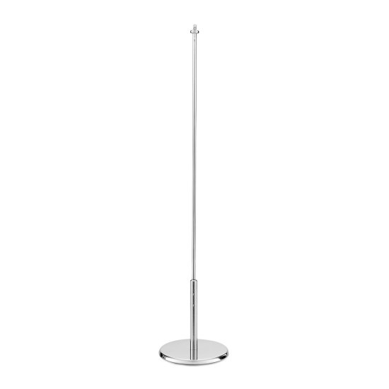 Tischständer Kombi Chrom, Höhe 44 cm