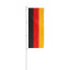 Nationalfahnen: Fahne im Hochformat für Ausleger, Deutschland