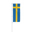 Nationalfahnen: Fahne im Hochformat für Ausleger, Schweden