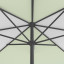 Sonnenschirm / Kleinschirm mit Kurbel, Ansicht Schirmkrone von unten 