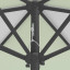 Sonnenschirm / Kleinschirm mit Kurbel, Detail Seilzug