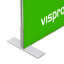 Display Wand Q-Frame®, Detail: Seitenfuß 