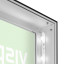 Detail: Display Wand Q-Frame® LED obere Ecke