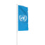 Sonderfahnen: Fahne im Hochformat, UN