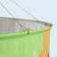 Detail: Oberkante Deckenhänger, Einschnitte im Druckteil für Edelstahlseile