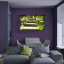 Leuchtkasten Q-Frame® LS als stimmungsvolle Wohnzimmerdekoration