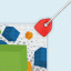 Mesh Banner, Ecke mit Klemm-Öse Mini und Kordelschnur