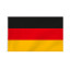 Nationalfahnen: Fahne im Querformat, Deutschland