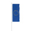 Europarat/EG Fahne im Hochformat mit Fahnen-Presenter Basic