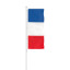 Frankreichfahne im Hochformat mit Fahnen-Presenter Basic