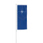 NATO Fahne im Hochformat mit Fahnen-Presenter Select