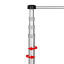 Mobiler Fahnenmast T-Pole® 200, stufenlos höhenverstellbar, Arretierung durch Gegendrehbewegung