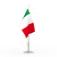 Nationalfahnen als Tischfahne, Italien