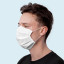 Doppellagige Mund- & Nasenmaske - aus 100 % atmungsaktiver Baumwolle