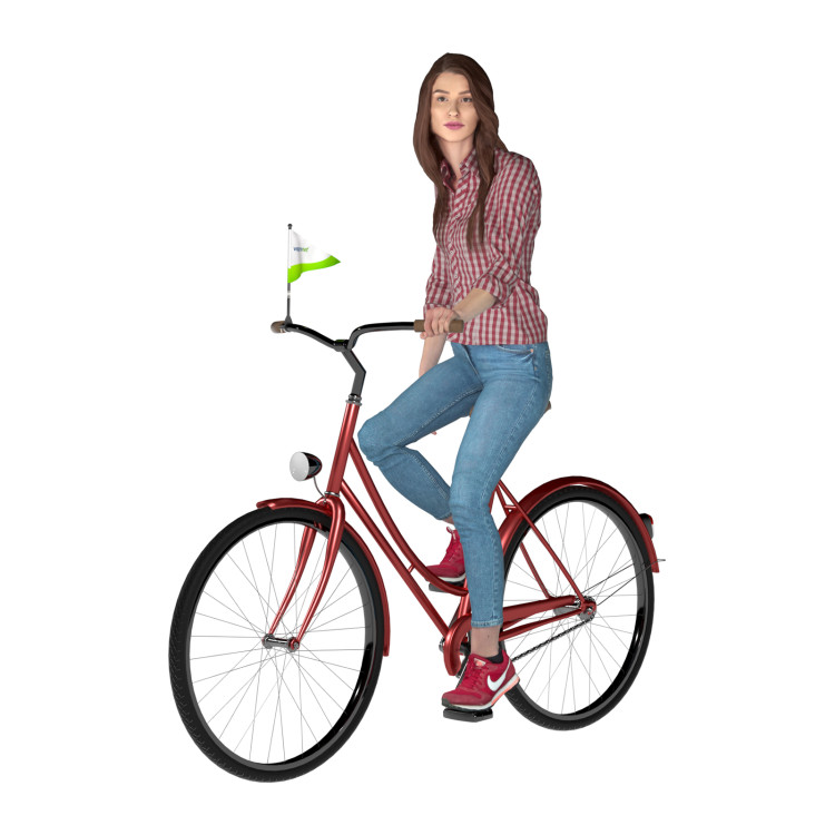 WIMVIS 3-D Wimpel günstig kaufen - Bikeflags by Traumvelo
