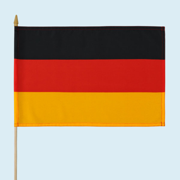 4x Fahne / Flagge Stab Deutschland online kaufen