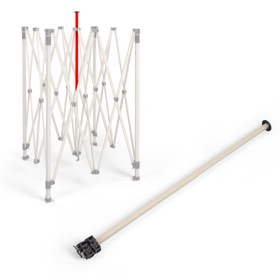 Dachspitzenstrebe für das Gestell Faltpavillon/Faltzelt Basic - Ersatzteil