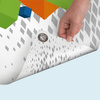PVC-Banner, hochformat, beidseitig bedruckt, mit Randverstärkung