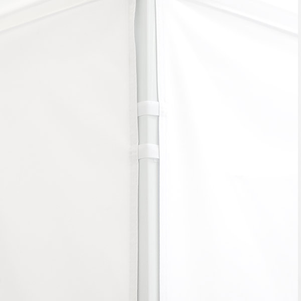 Seitenkanten Wand mit Befestigungsschlaufen - sichere Fixierung am Gestell