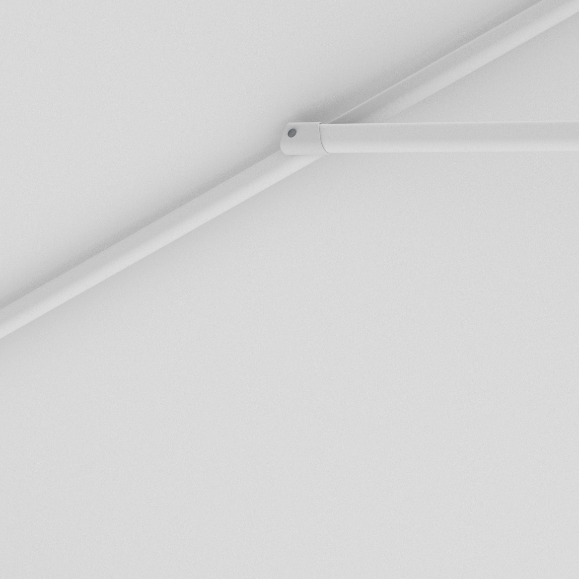 Sonnenschirm / Kleinschirm mit Kurbel, robuste Streben