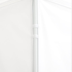 Wand mit Befestigungsschlaufen - sichere Fixierung am Gestell