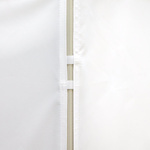 Wand mit Befestigungsschlaufen - sichere Fixierung am Gestell