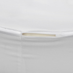 Sitzkissen, rund, Detail: Reißverschluss