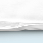 Sitzsack Tropfen, Druckteil mit verdecktem Reißverschluss an der Unterseite