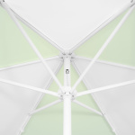 Sonnenschirm / Kleinschirm mit Kurbel, Ansicht von unten